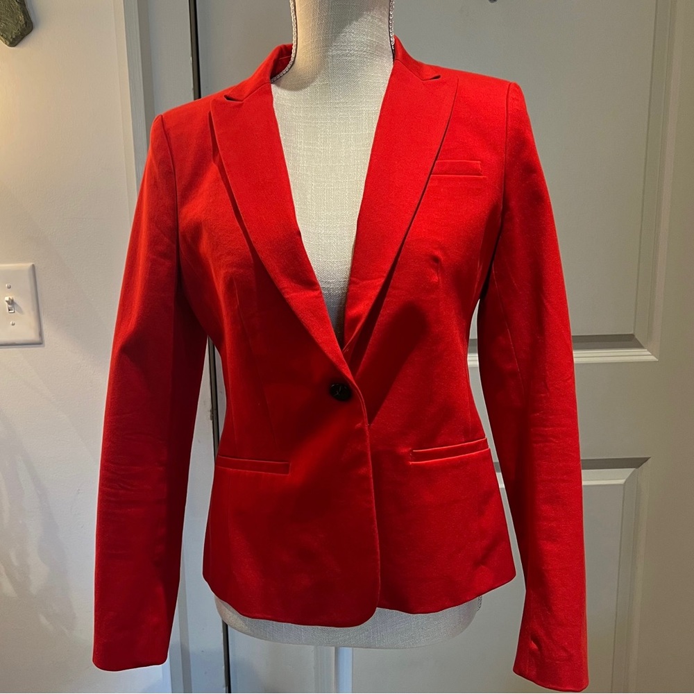 🌶️ BANANA REPUBLIC Red Blazer Size 4